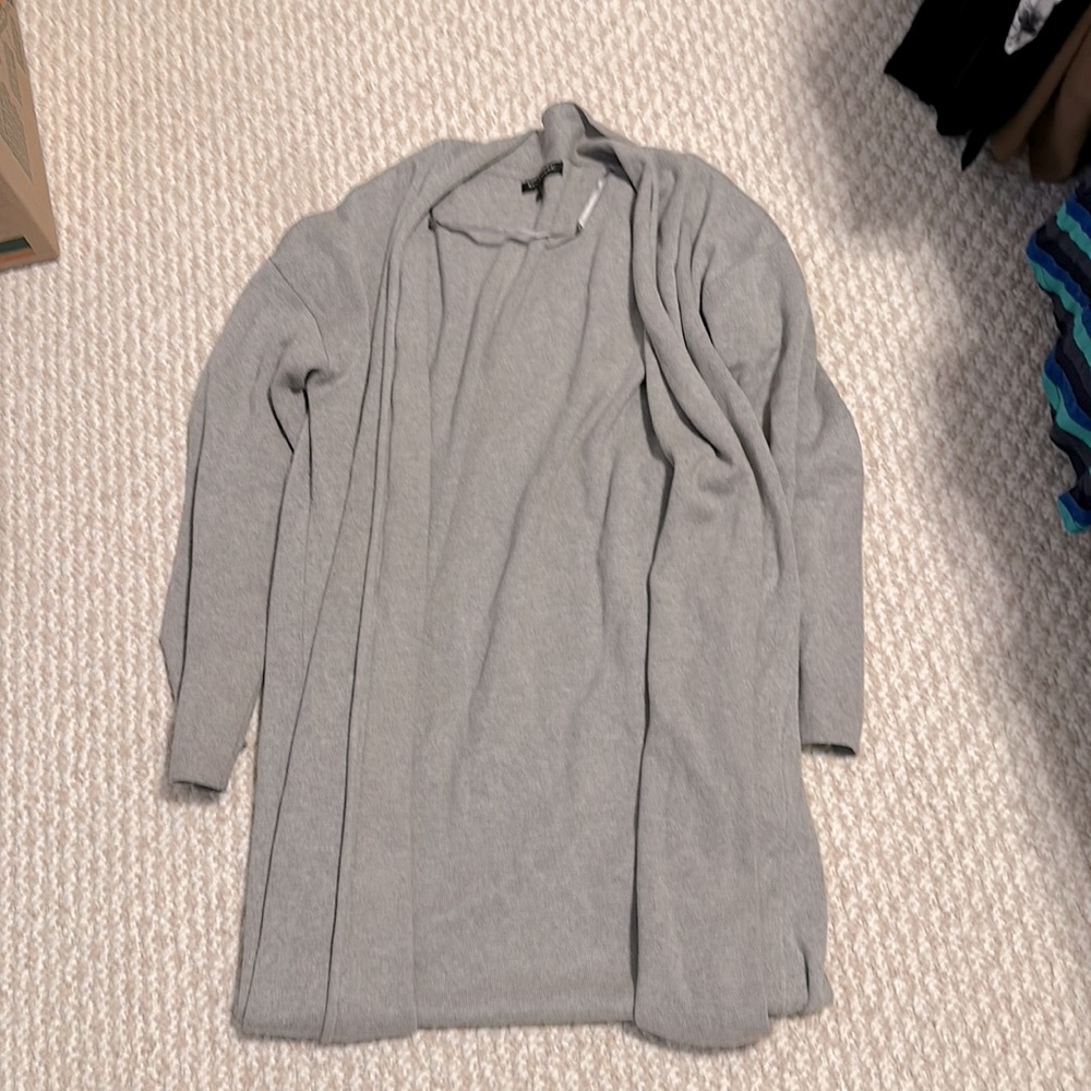 Gray banana republic cardigan